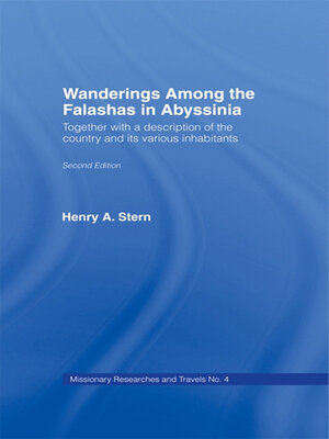cover image of Wanderings Among the Falashas in Abyssinia